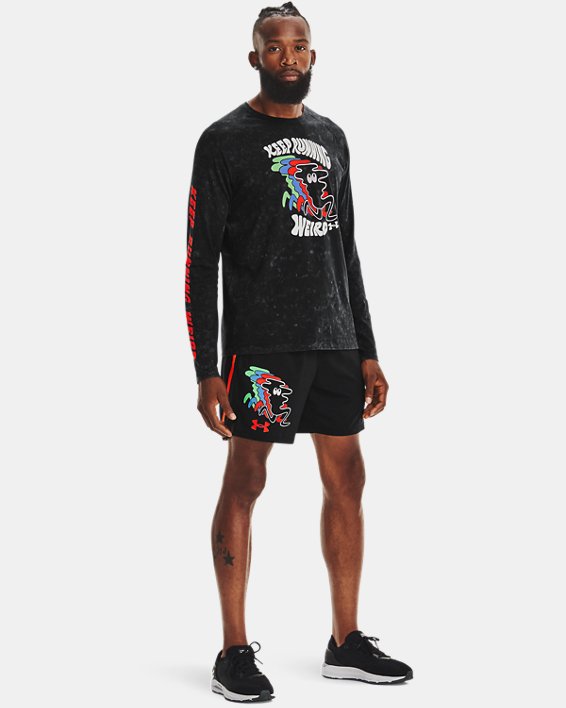 Men's UA Keep Run Weird 7'' Shorts, Black, pdpMainDesktop image number 2